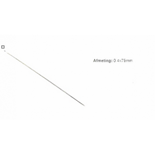 Rijgnaald- extra lang en soepel -80mm